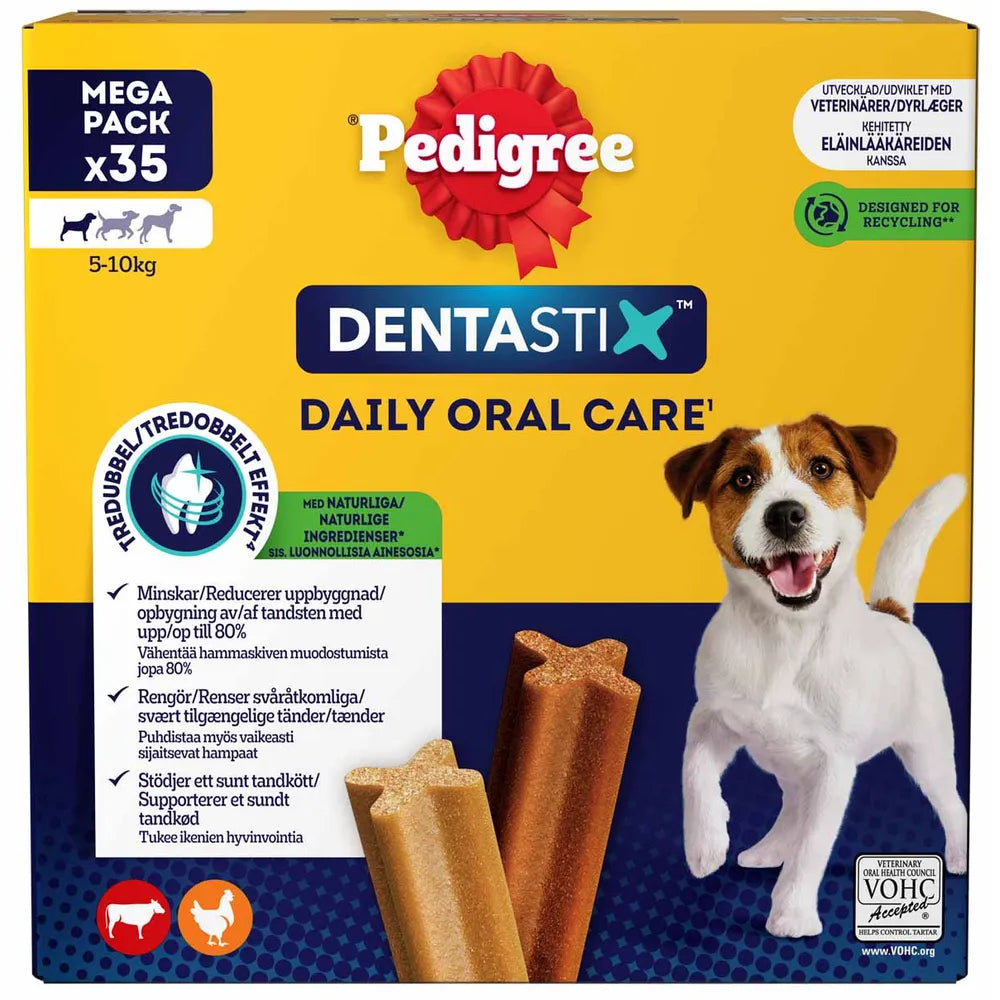 Pedigree Dentastix S 5 - 10 kg koiralle 35 kpl