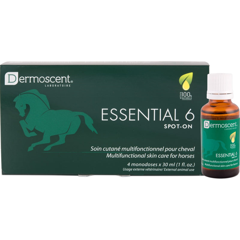 Dermoscent Essential 6 spot-on hevoselle 4 x 30 ml