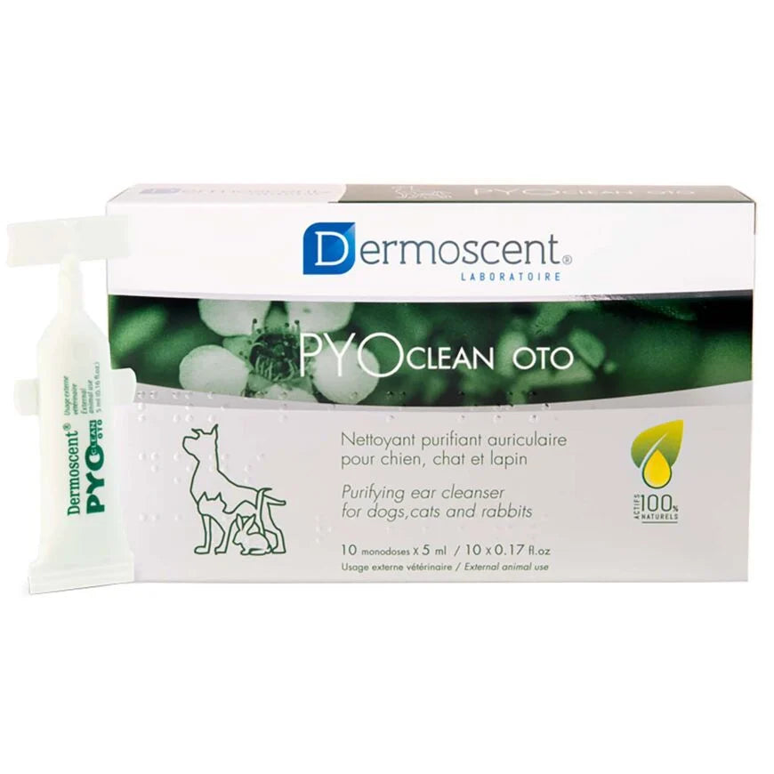 Dermoscent PYOclean Oto eläimille 10 x 5 ml