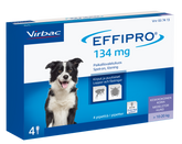 Effipro 100 mg/ml 4 x 1.34 ml paikallisvaleluliuos 10-20 kg koirille