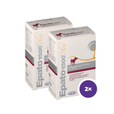 Epato 1500 Plus tabletti koirille ja kissoille 2 x 32 kpl TUPLAPAKKAUS