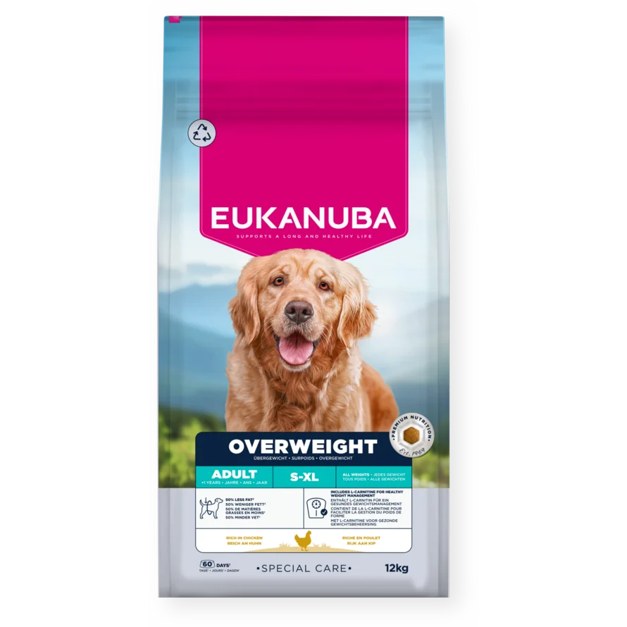 Eukanuba Special Care Overweigth Adult koiran kuivaruoka 12 kg