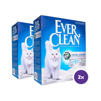 Ever Clean Total Cover kissanhiekka 2 x 10 L TUPLAPAKKAUS