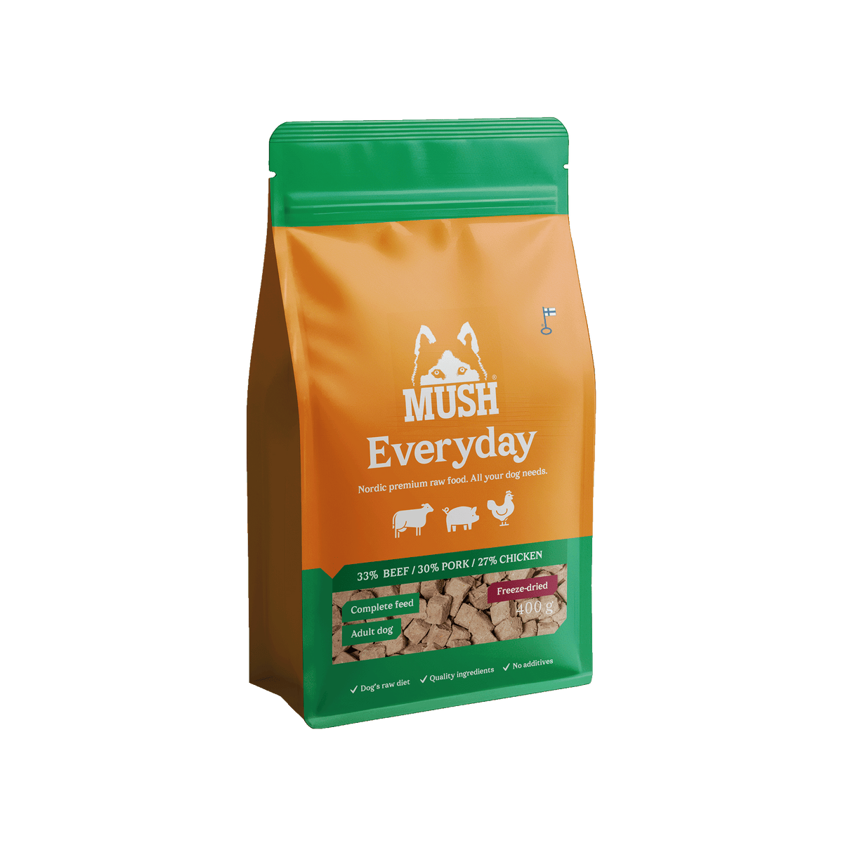 MUSH Freeze-dried Everyday vihreä 400 g