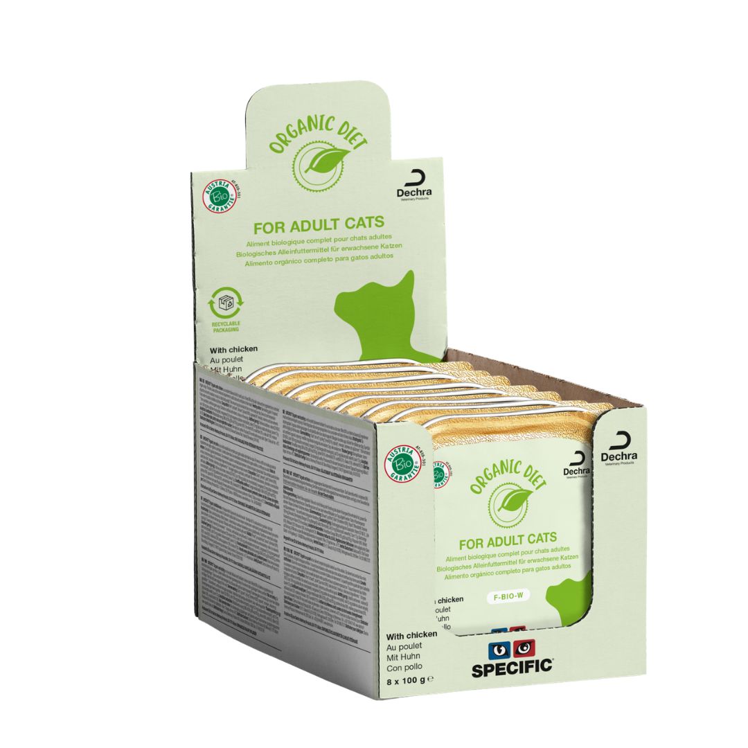 Specific F-BIO-W Organic Chicken kissalle 8 x 100 g