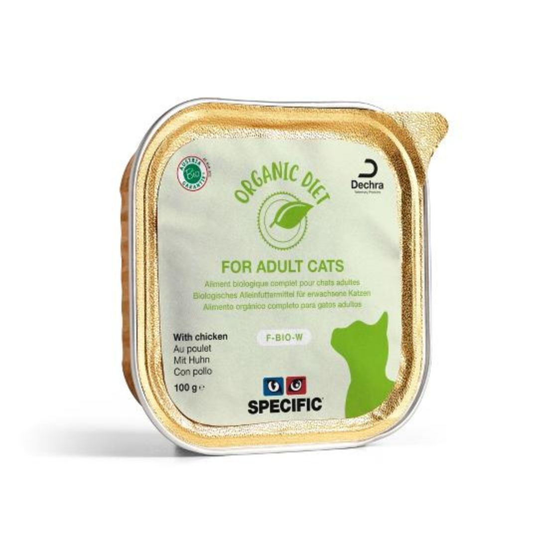 Specific F-BIO-W Organic Chicken kissalle 8 x 100 g