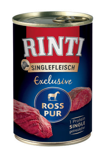 Rinti Singlefleisch Exclusive Pur hevonen 12 x 400 g