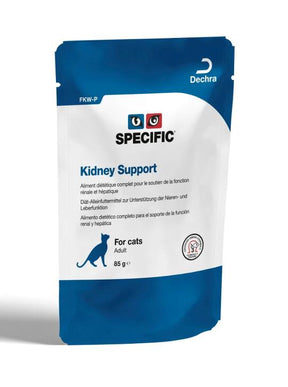 Specific FKW-P Kidney Support märkäruoka annospussissa kissalle 12 x 85 g