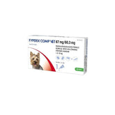 Fyperix Comp vet 67 mg / 60.3 mg 1 kpl paikallisvaleluliuos 2-10 kg koirille