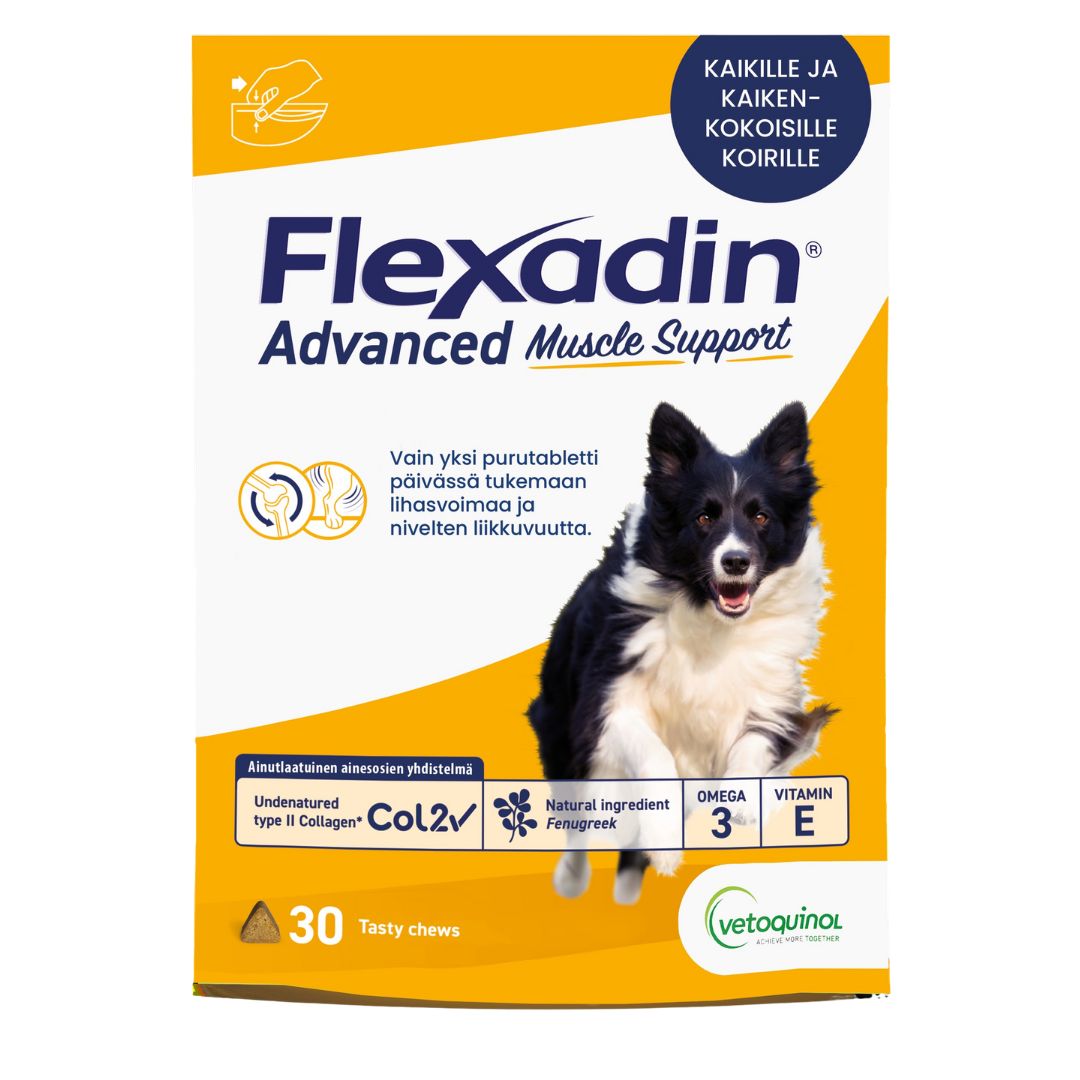 Flexadin Advanced Muscle Support koirille 30 tablettia