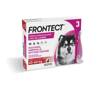 Frontect 3 x 6 ml paikallisvaleluliuos 40-60 kg koirille