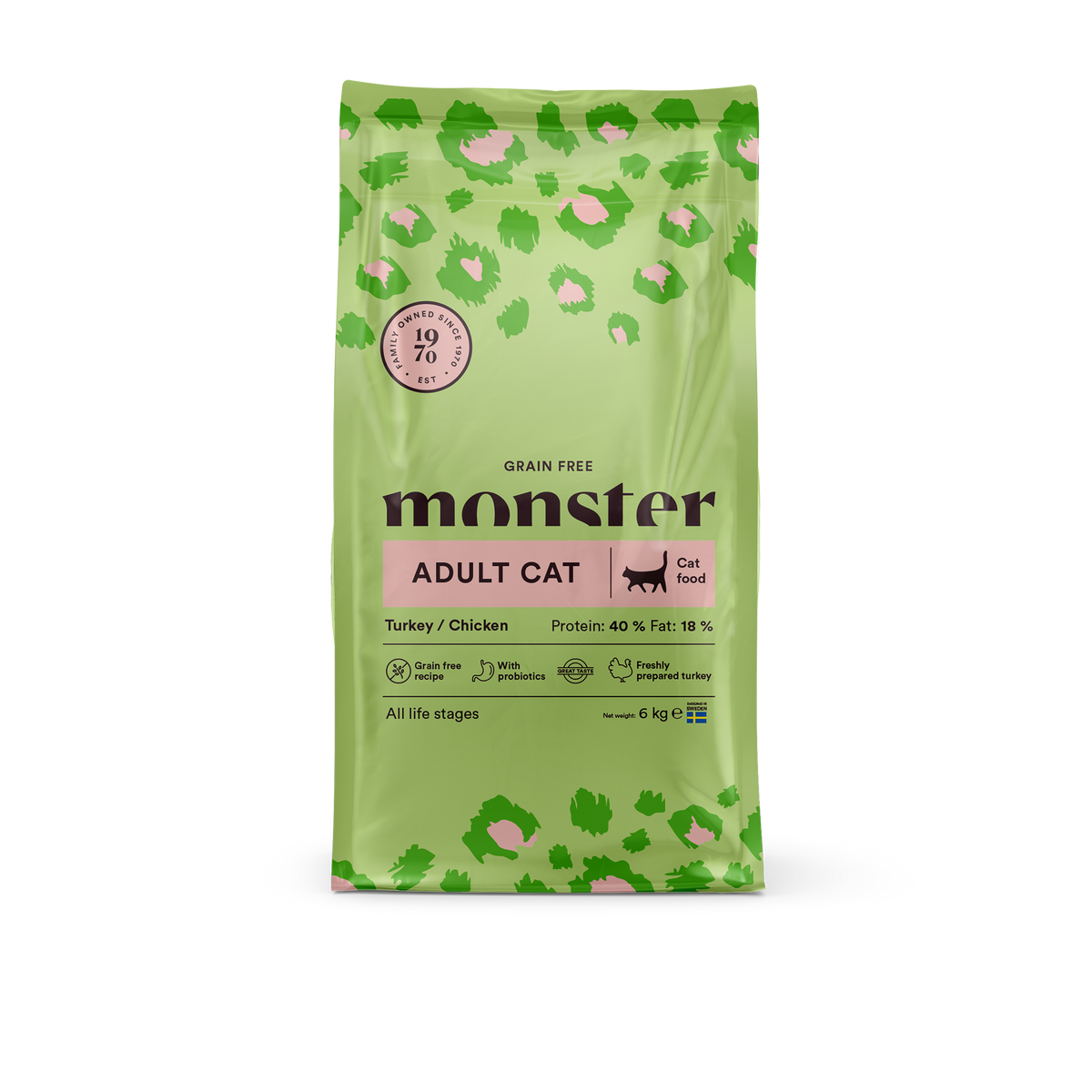 Monster Cat Grain Free Adult Turkey-Chicken kissalle