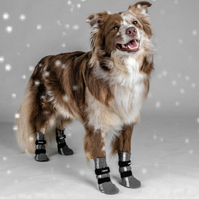 HALLA-heijastavat fleecetossut harmaat 4 kpl pakkaus XXS