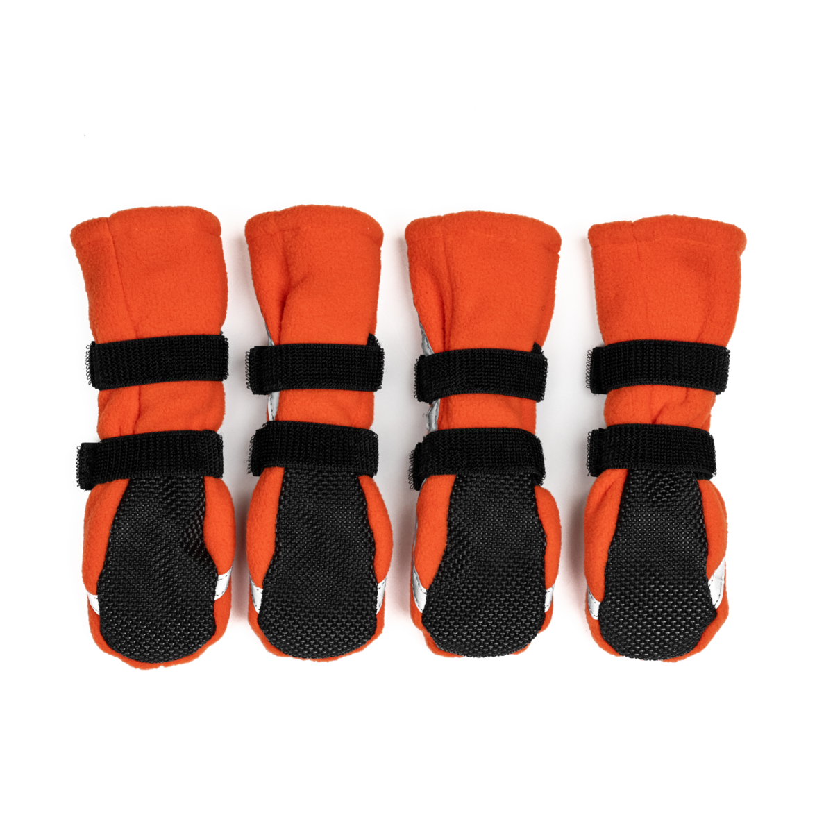 HALLA-heijastavat fleecetossut oranssit 4 kpl pakkaus
