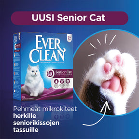 Ever Clean Senior 7+ kissanhiekka 2 x 10 L TUPLAPAKKAUS