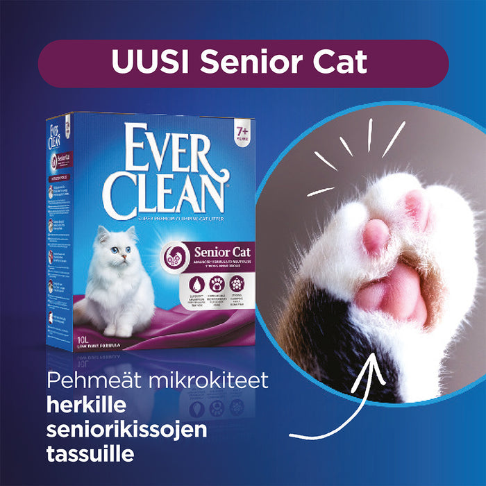 Ever Clean Senior 7+ kissanhiekka 2 x 10 L TUPLAPAKKAUS