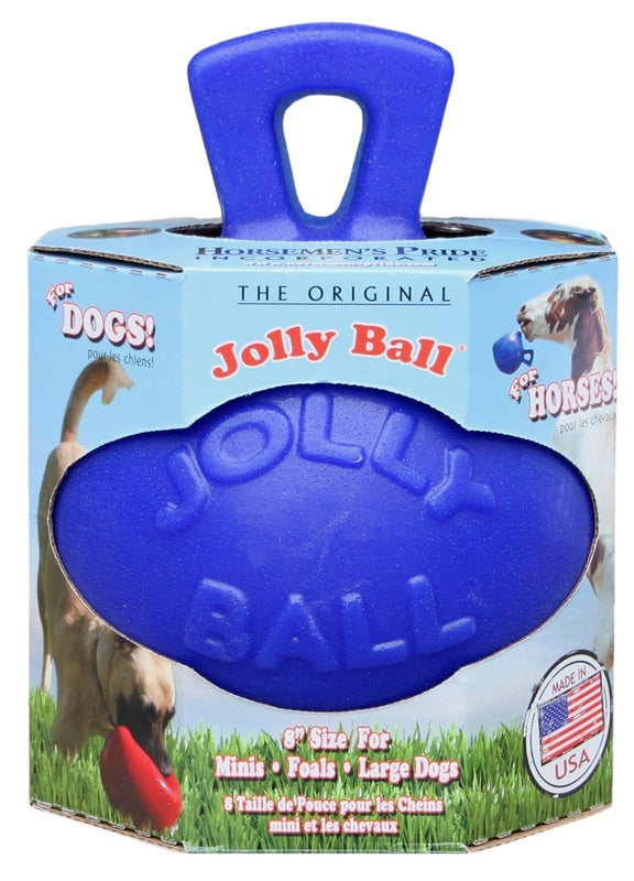 Jolly Ball 20 cm sininen leikkipallo hevosille ja koirille
