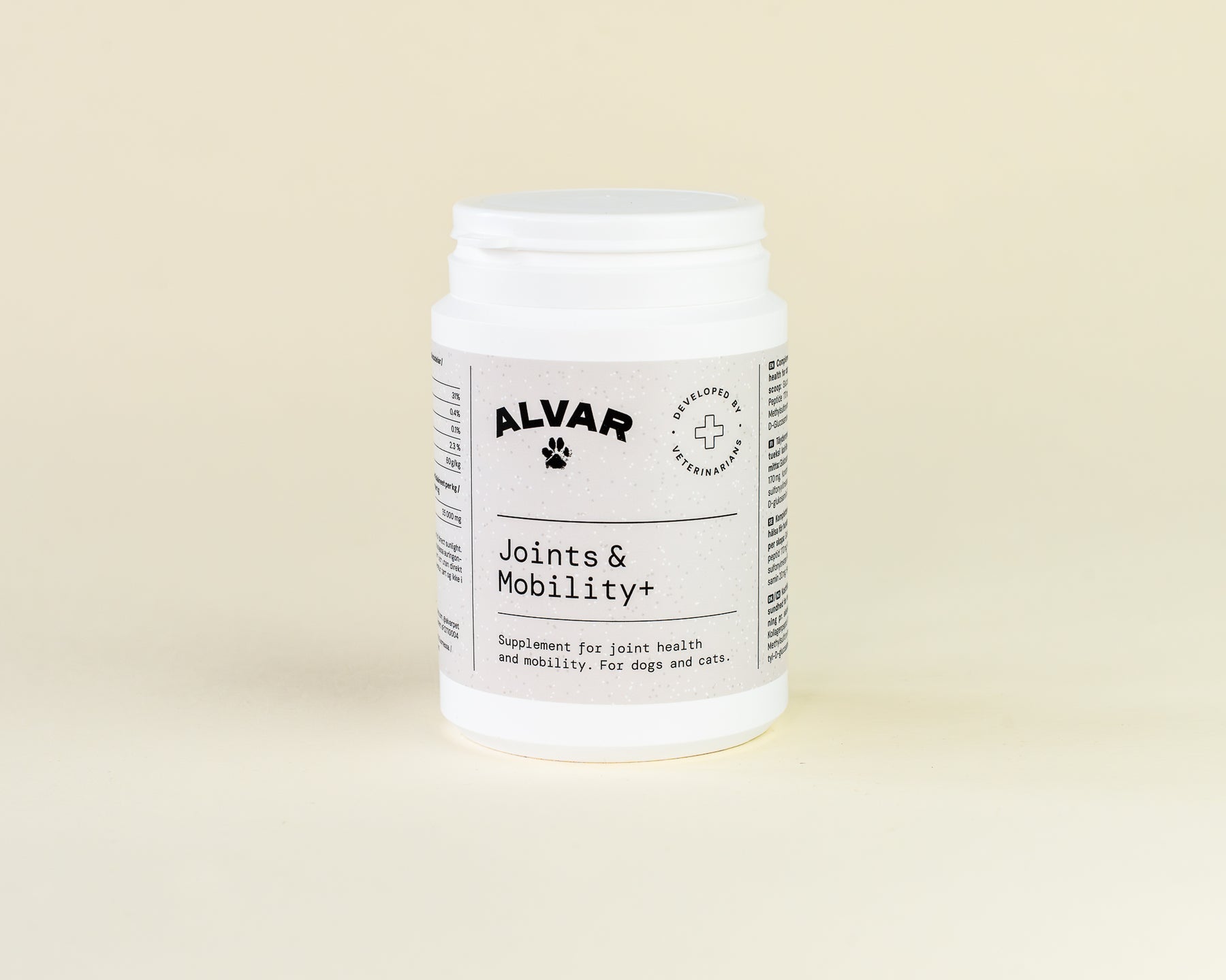 Alvar Pet Joints & Mobility+ lisäravinne koiralle ja kissalle 175 g