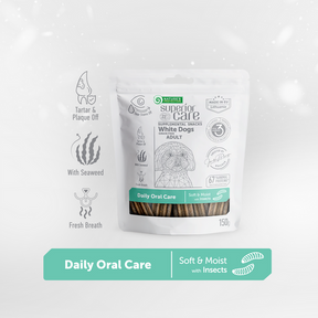 Nature's Protection Superior Care White Dogs Oral Care Hyönteinen 150g