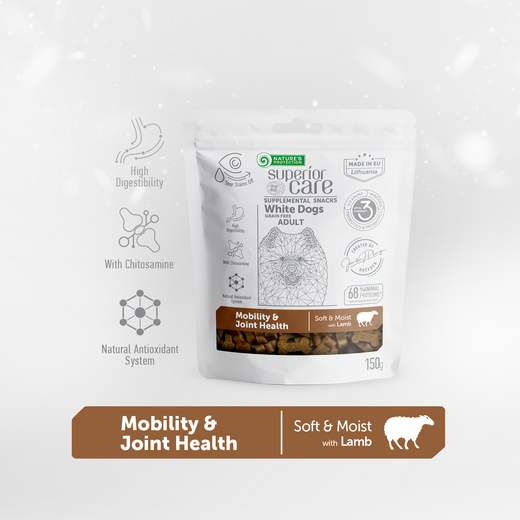 Nature's Protection Superior Care White Dogs Mobility & Joint Herkku Lammas 150g