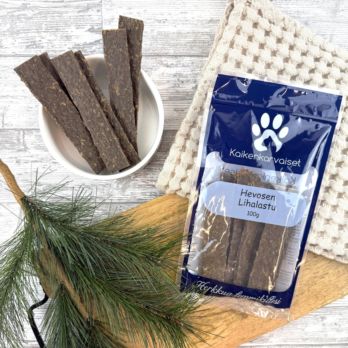 Kaikenkarvaiset Hevosen lihalastu 100 g