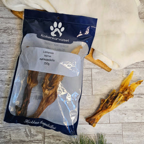 Kaikenkarvaiset Lampaan korva nahkapalalla 150 g