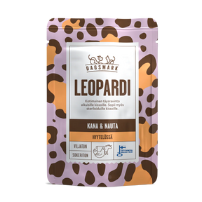 Dagsmark Leopardi kana-nauta hyytelössä kissalle 22 x 80 g SÄÄSTÖPAKKAUS