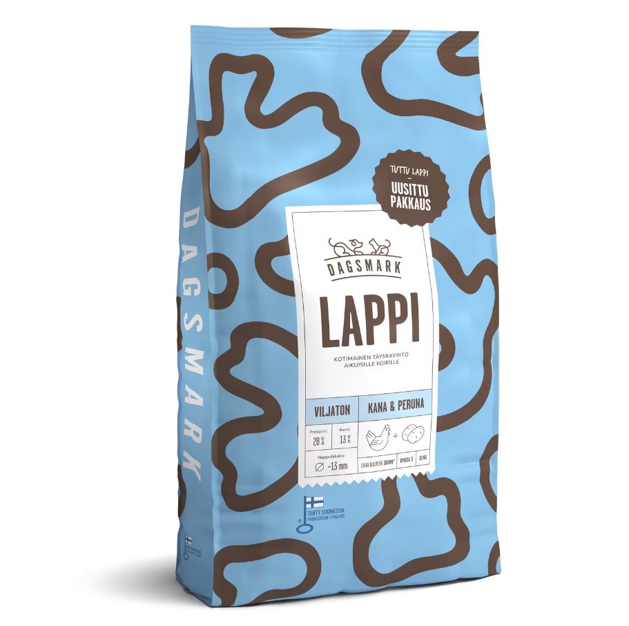 Dagsmark Lappi viljaton kana-peruna koiralle 10 kg