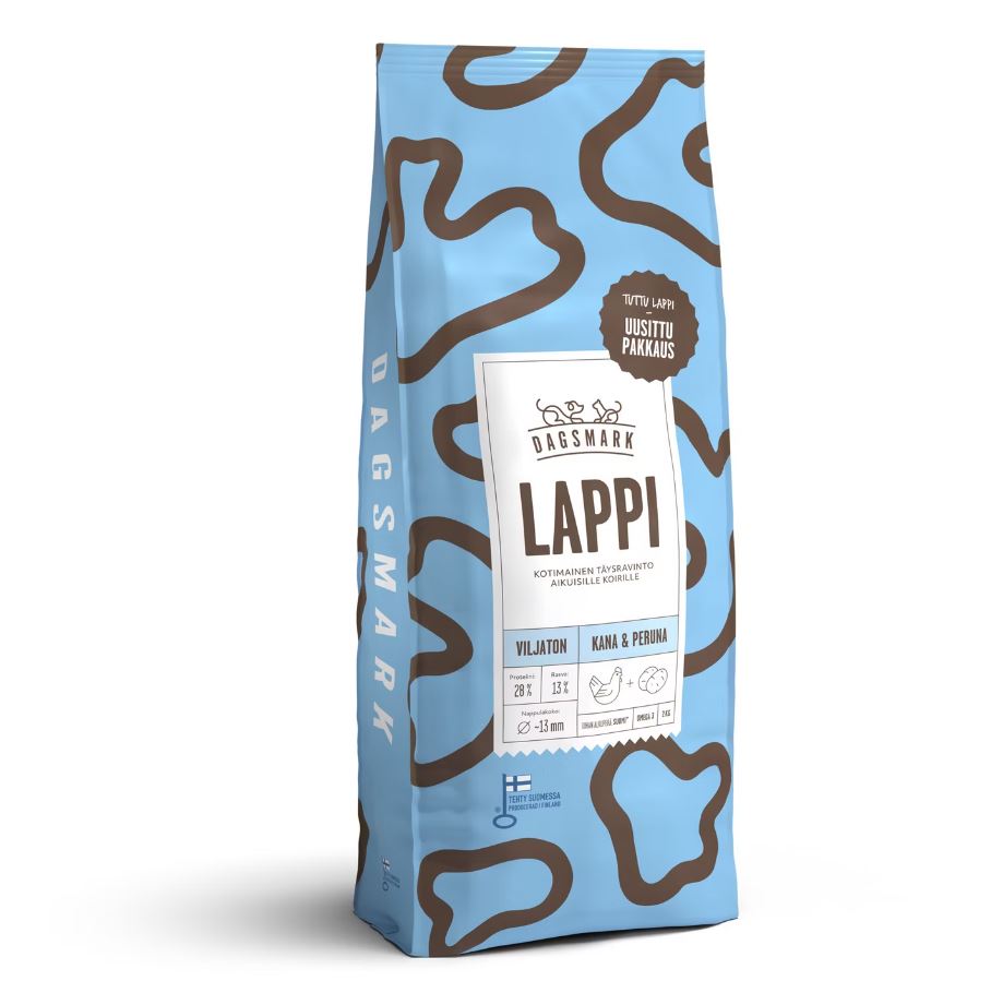 Dagsmark Lappi viljaton kana-peruna koiralle 2 kg