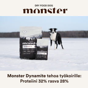 Monster Dog Original Dynamite Chicken-Turkey koiralle