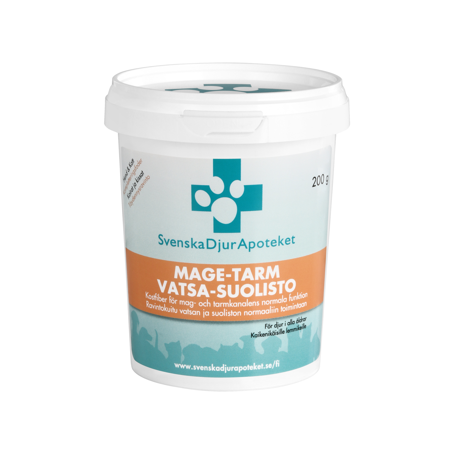 Svenska DjurApoteket Vatsa-Suolisto koiralle ja kissalle 200 g