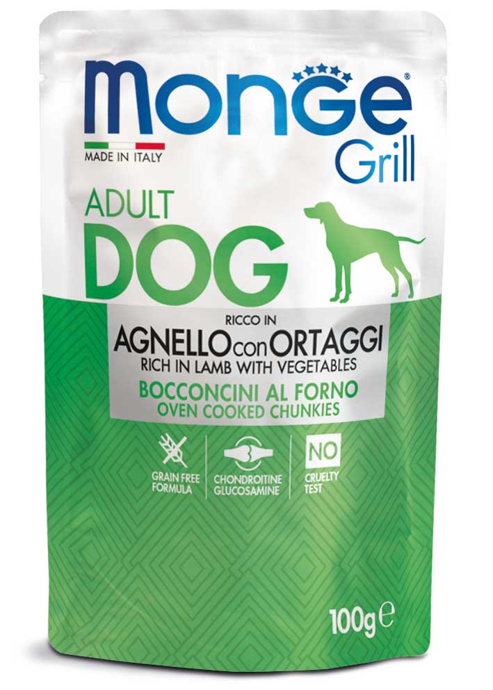 Monge Grill Lammas & Kasvikset 100 g MAISTELUPAKKAUS