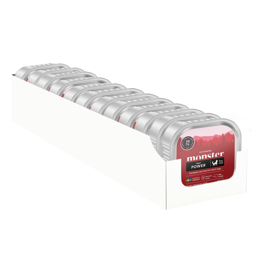Monster Dog Adult Power Pate nauta koiralle 12 x 150 g