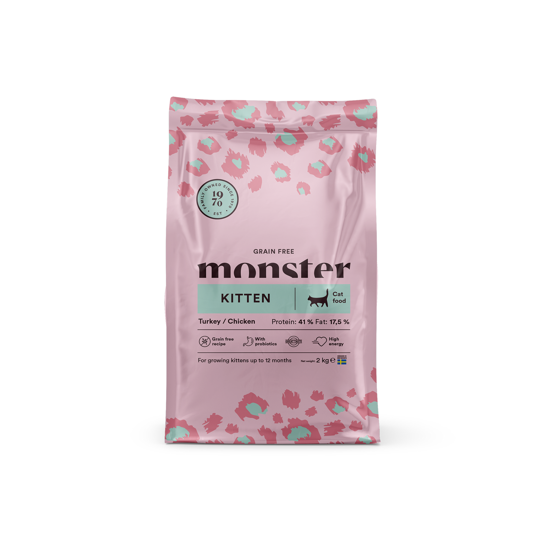 Monster Cat Grain Free Kitten Turkey-Chicken kissalle