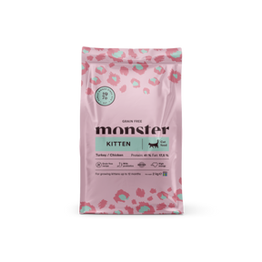 Monster Cat Grain Free Kitten Turkey-Chicken kissalle