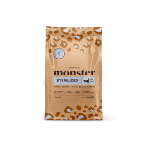 Monster Cat Grain Free Sterilized Turkey-Chicken kissalle
