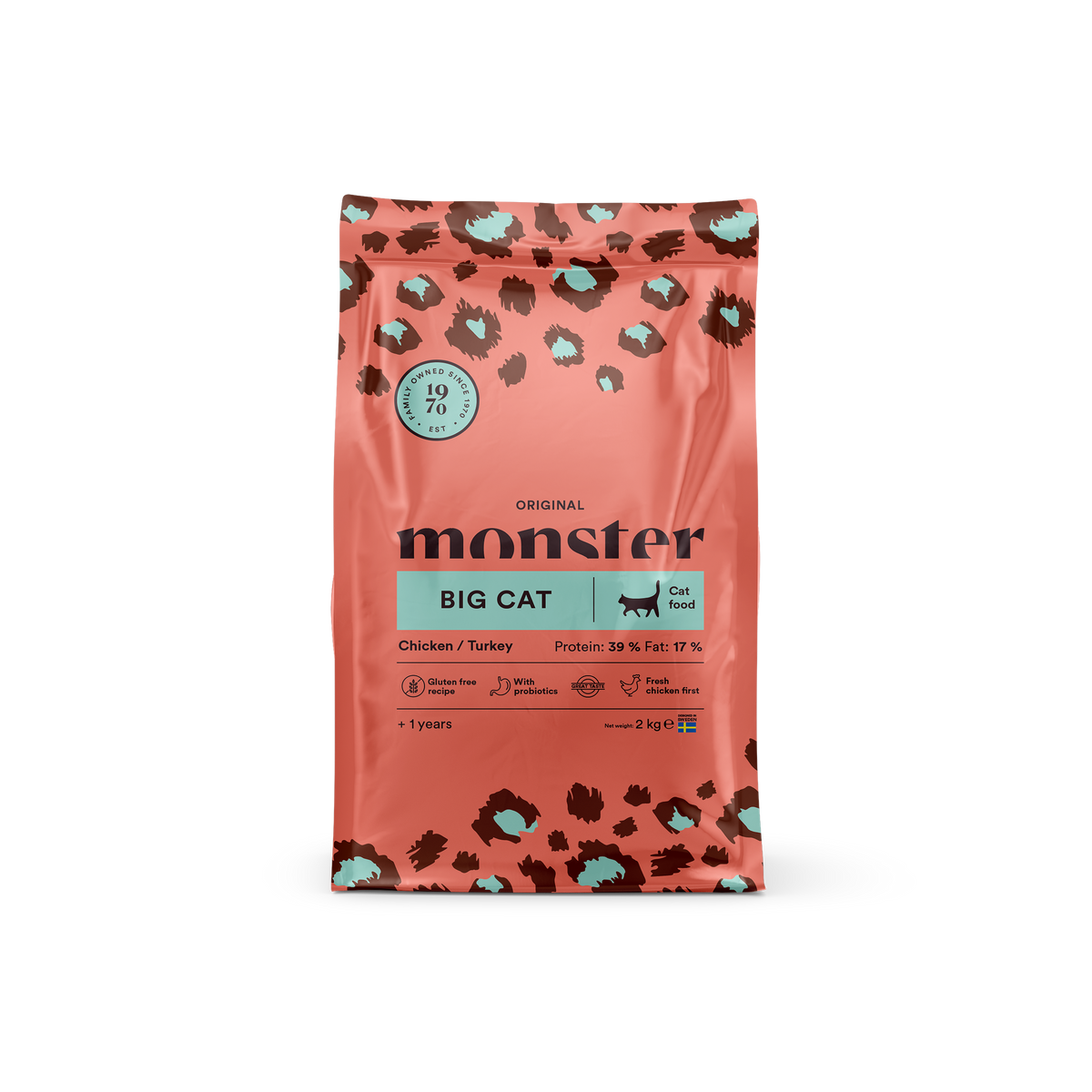 Monster Cat Original Big Cat Chicken-Turkey kissalle