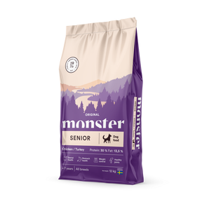 Monster Dog Original Senior Chicken-Turkey koiralle 12 kg