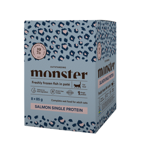 Monster Cat Pouches Adult Salmon kissalle 8 x 85 g