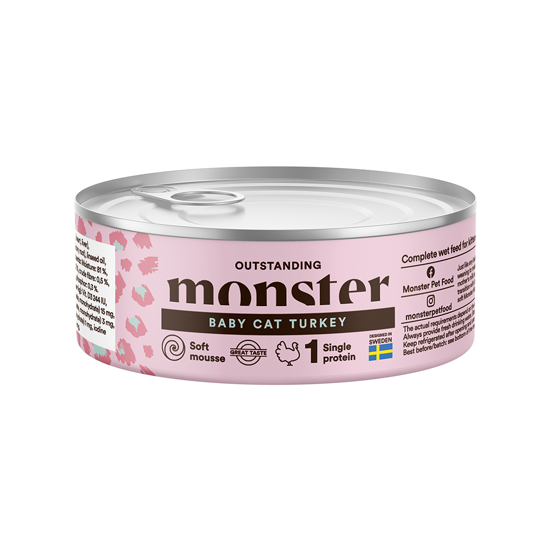Monster Cat Baby Mousse 100 g MAISTELUPAKKAUS