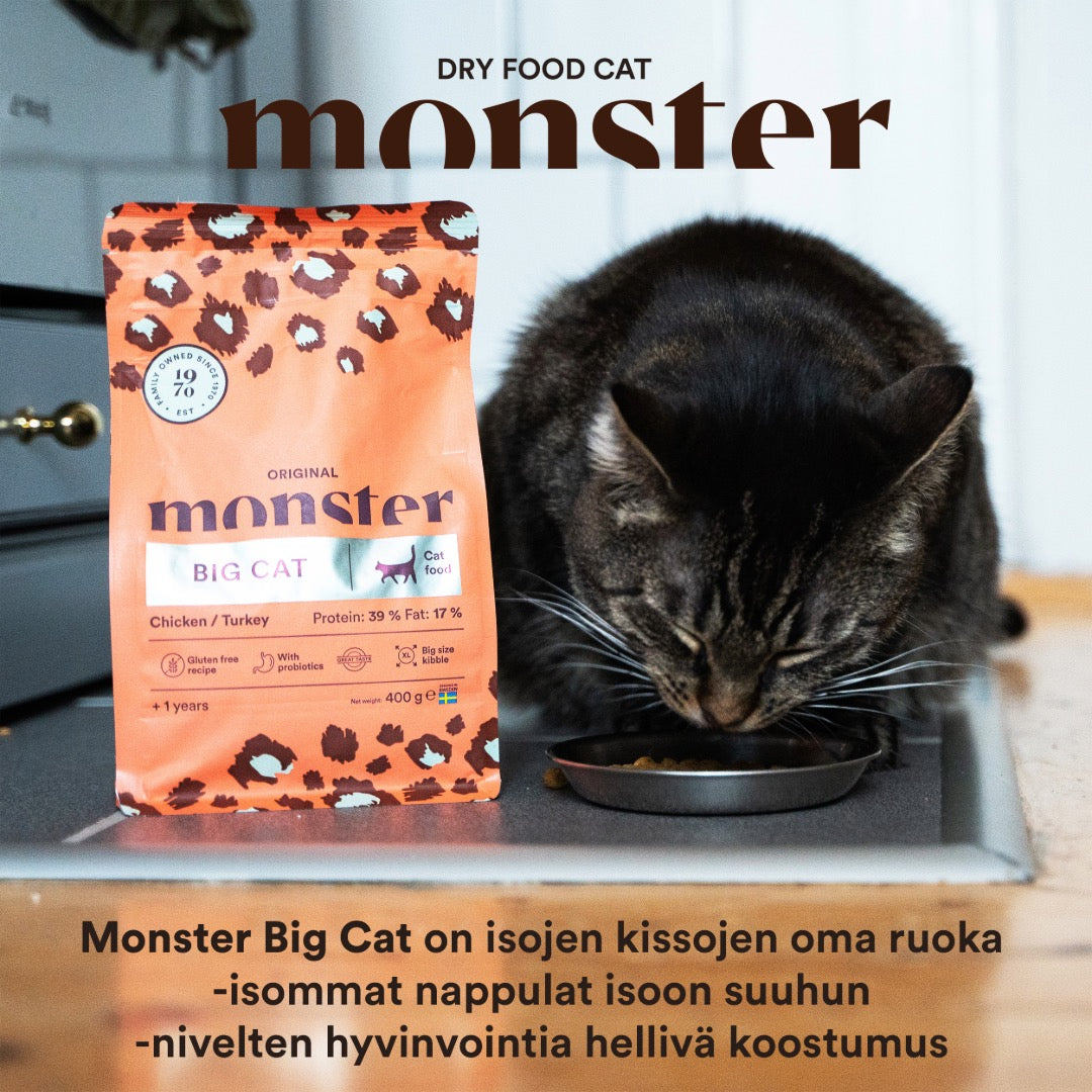 Monster Cat Original Big Cat Chicken-Turkey kissalle 6 kg