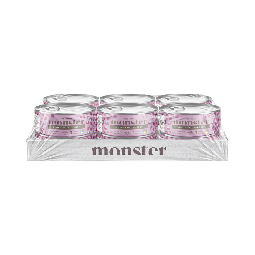 Monster Cat Adult Single Protein Beef kissalle 12 x 100 g