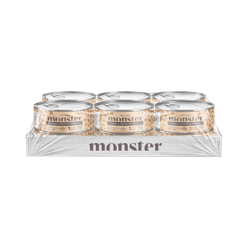 Monster Cat Adult Single Protein Turkey kissalle 12 x 100 g