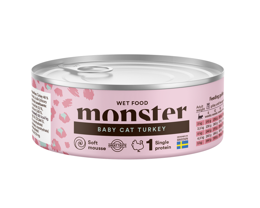 Monster Cat Baby Mousse 100 g MAISTELUPAKKAUS