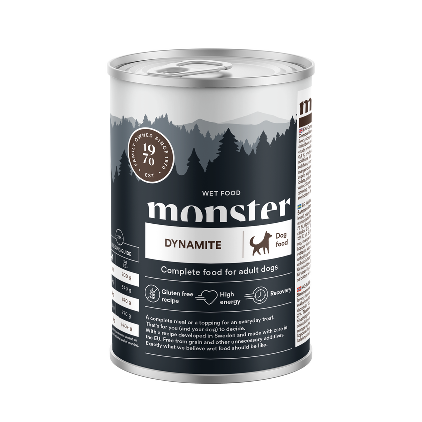 Monster Dog Adult Dynamite Chicken koiralle 400 g MAISTELUPAKKAUS