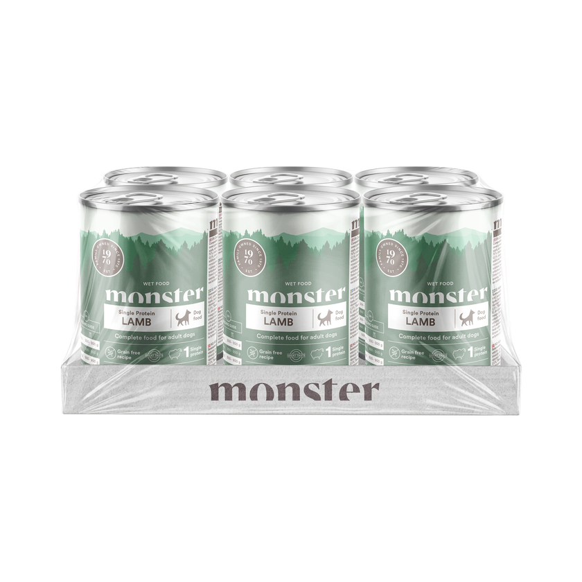 Monster Dog Adult Single Protein Lamb koiralle 6 x 400 g