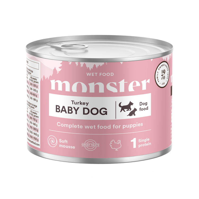 Monster Dog Baby Mousse 6 x 190 g