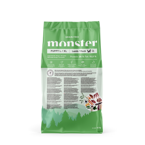 Monster Dog Grain Free Puppy L/XL Lamb-Duck koiralle 12 kg
