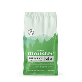 Monster Dog Grain Free Puppy L/XL Lamb-Duck koiralle 12 kg