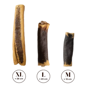 Monster Rawhide Hairy Beef Bone Medium 1 kpl